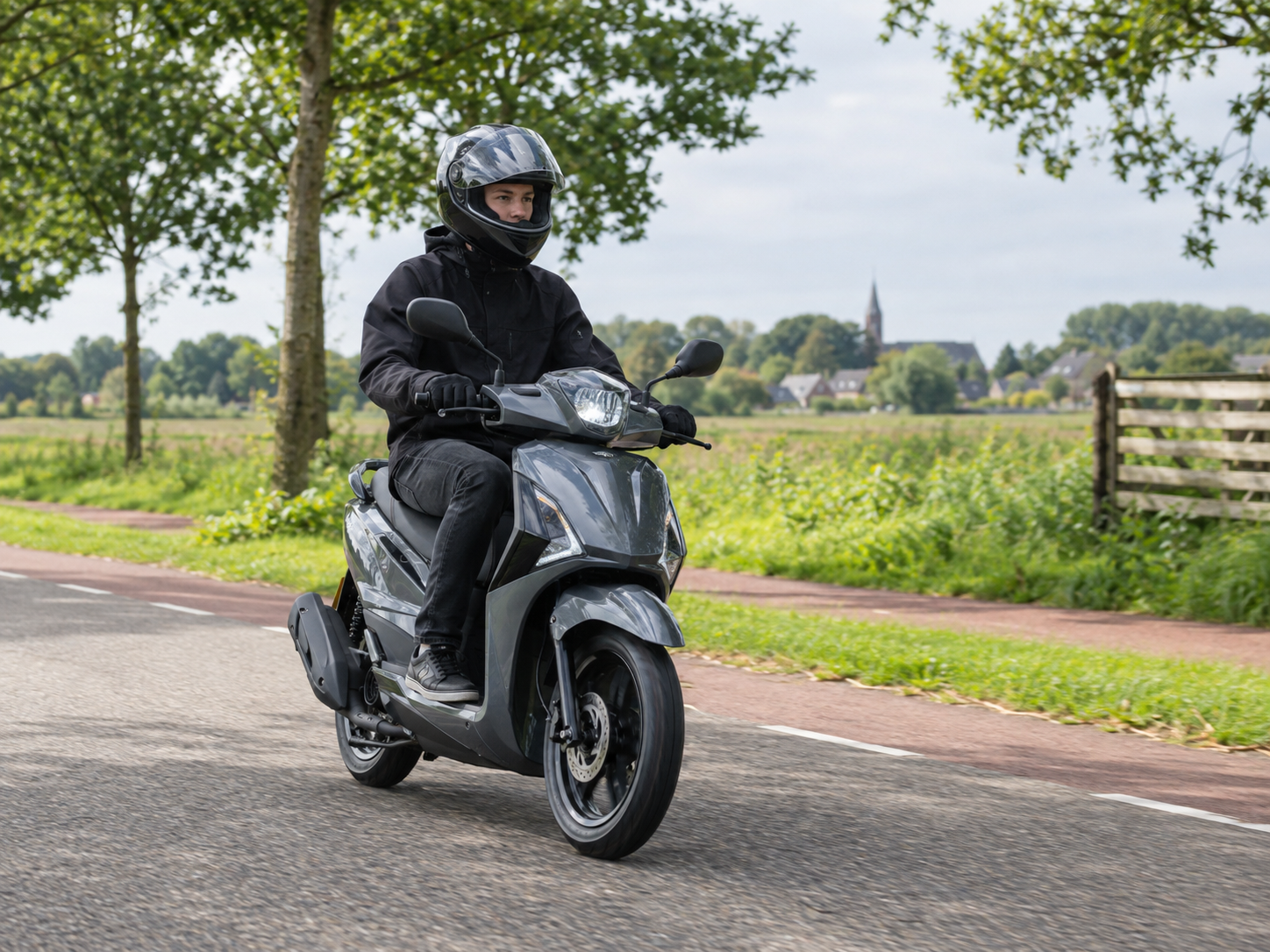 Scooterrijles bij Verkeersschool De Waal